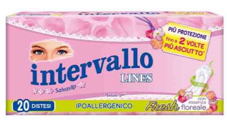 LINES INTERVALLO PROTEGGISLIP FRESH DISTESO 20 PEZZI - Farmacia De Pasquale
