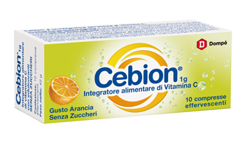 CEBION EFFERVESCENTE VIT C SENZA ZUCCHERO 10 COMPRESSE - Farmacia De Pasquale