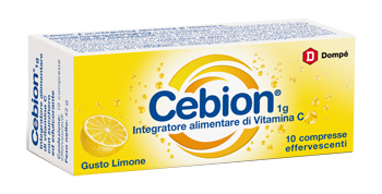 CEBION EFFERVESCENTE VITAMINA C LIMONE 10 COMPRESSE - Farmacia De Pasquale