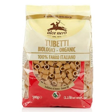 TUBETTI 100% SFARINATO DI FARRO BIO 500 G - Farmacia De Pasquale