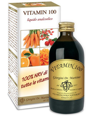 VITAMIN 100 LIQUIDO ANALCOLICO 200 ML - Farmacia De Pasquale