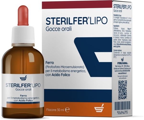 STERILFER LIPO GOCCE 30 ML - Farmacia De Pasquale