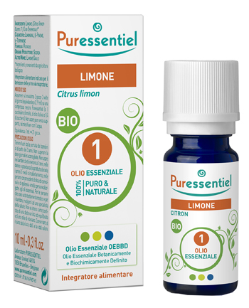 PURESSENTIEL LIMONE OLIO ESSENZIALE BIO 10 ML - Farmacia De Pasquale