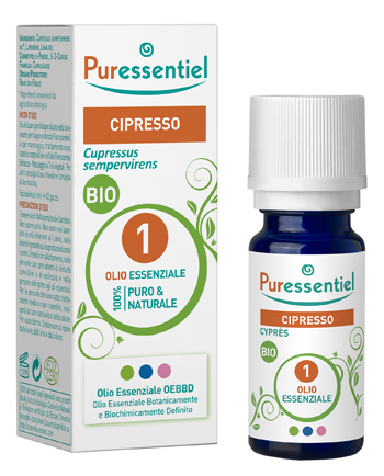 PURESSENTIEL CIPRESSO OLIO ESSENZIALE BIO 10 ML - Farmacia De Pasquale