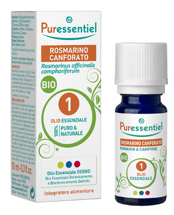 PURESSENTIEL ROSMARINO CANFORA OLIO ESSENZIALE BIO 10 ML - Farmacia De Pasquale