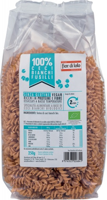 FUSILLI DI CECI BIANCHI BIO 250 G - Farmacia De Pasquale