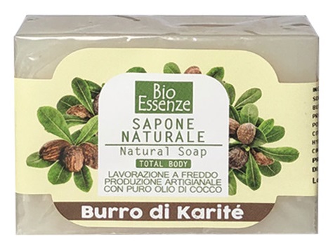 BIO ESSENZE SAPONE NATURALE BURRO DI KARITE' 100 G - Farmacia De Pasquale