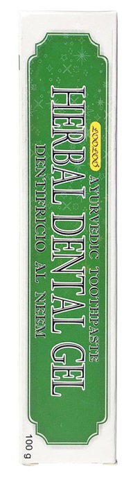HERBAL DENTAL GEL DENTIFRICIO AYURVEDICO AL NEEM 100 G - Farmacia De Pasquale