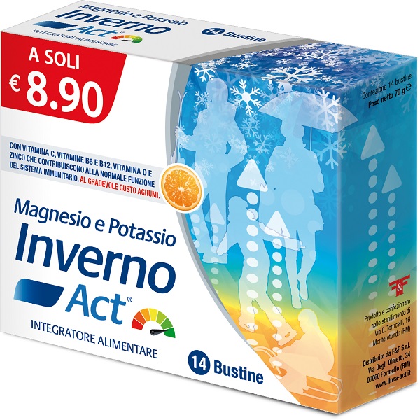 MAGNESIO E POTASSIO INVERNO ACT 14 BUSTINE - Farmacia De Pasquale