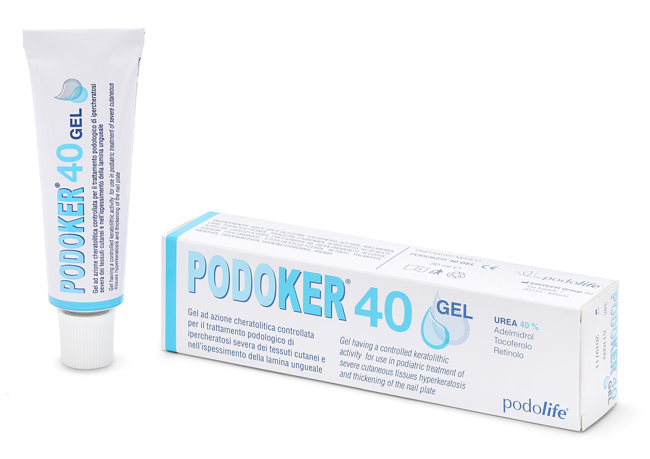 PODOKER 40 GEL AZIONE CHERATOLITICA TUBO DA 30 ML CON APPLICATORE - Farmacia De Pasquale