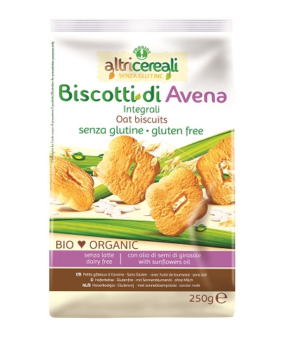 ALTRICEREALI BISCOTTI ALL'AVENA INTEGRALI 250 G - Farmacia De Pasquale