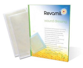 REVAMIL GARZE IMBEVUTE DI MIELE 10X10 CM 10 PEZZI - Farmacia De Pasquale