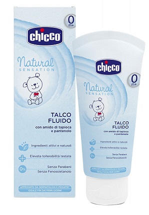 CHICCO TALCO FLUIDO NATURAL SENSATION 100 ML - Farmacia De Pasquale