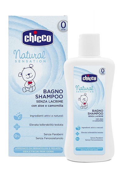 CHICCO BAGNO SHAMPOO NATURAL SENSATION 200 ML - Farmacia De Pasquale