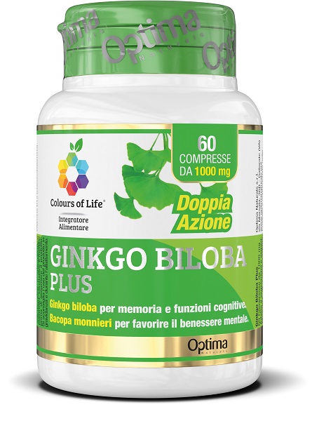 COLORUS OF LIFE GINKGO BILOBA PLUS 60 COMPRESSE 1000 MG - Farmacia De Pasquale