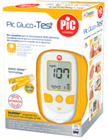 PIC GLUCOTEST KIT GLUCOMETRO - Farmacia De Pasquale
