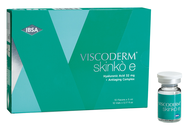 SOLUZIONE INTRADERMICA VISCODERM SKINKO' E ACIDO IALURONICO 32MG 10 FLACONCINI X 5 ML - Farmacia De Pasquale
