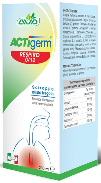 ACTIGERM RESPIRO 0-12 200 ML - Farmacia De Pasquale