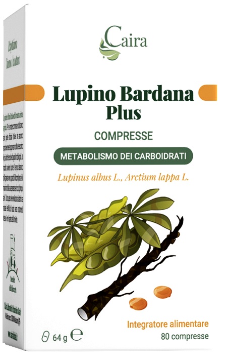 CAIRA LUPINO BARDANA PLUS 80 COMPRESSE DA 0,8 G - Farmacia De Pasquale