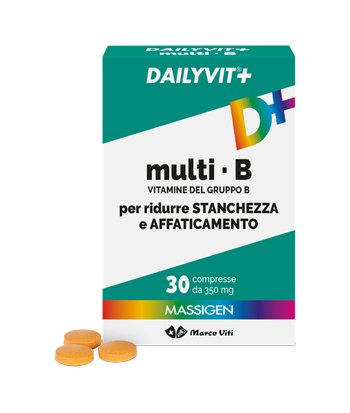 MASSIGEN MULTI B VITAMINE DEL GRUPPO B 30 COMPRESSE RIVESTITA DA 364 MG - Farmacia De Pasquale
