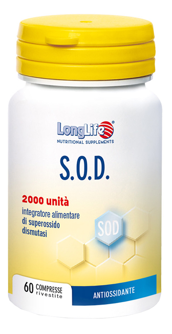 LONGLIFE SOD 2000 60 COMPRESSE RIVESTITE - Farmacia De Pasquale