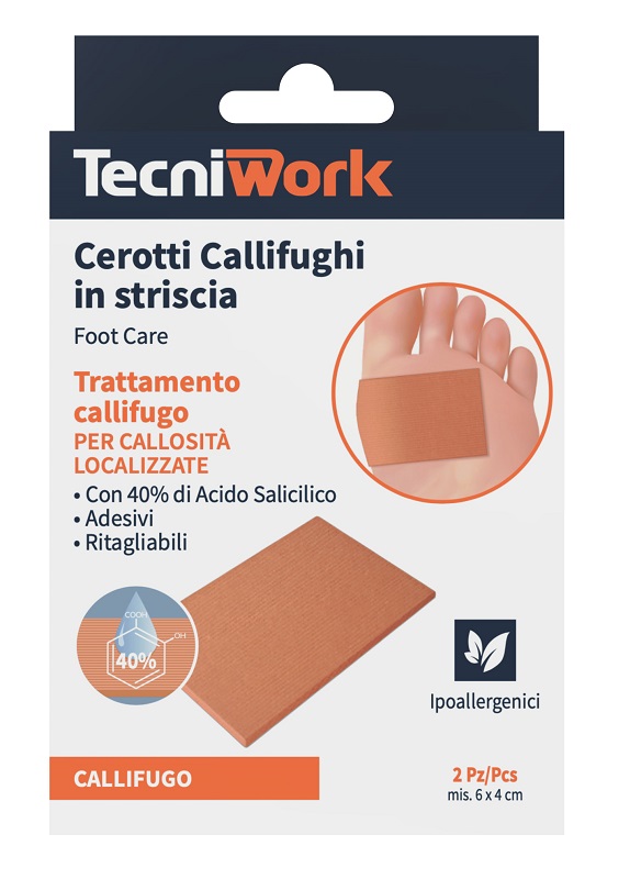 CEROTTI CALLIFUGHI IN STRISCIA CONFEZIONE DA 2 PEZZI - Farmacia De Pasquale