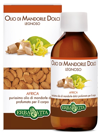 OLIO MANDORLE DOLCI PROFUMATO LEGNO AFRICANO 250 ML - Farmacia De Pasquale