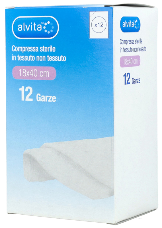 GARZA COMPRESSA TNT 18X40CM 12 PEZZI - Farmacia De Pasquale