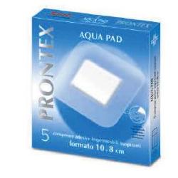 GARZA COMPRESSA PRONTEX AQUA PAD 10X8CM 5 PEZZI - Farmacia De Pasquale