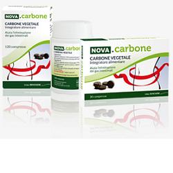 NOVA CARBONE VEGETALE 120 COMPRESSE - Farmacia De Pasquale