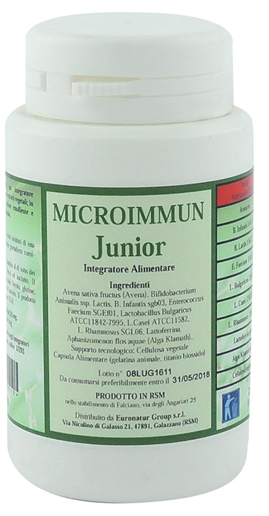 MICROIMMUN JUNIOR 30 CAPSULE - Farmacia De Pasquale