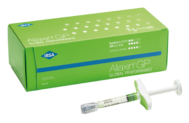 SIRINGA INTRADERMICA ALIAXIN GP GLOBAL PERFORMANCE ACIDO IALURONICO CROSS-LINKATO 25MG/G 2 SIRINGHE X 1ML - Farmacia De Pasquale