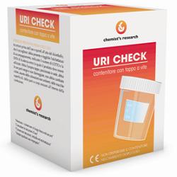 CONTENITORE URINE CON TAPPO A VITE URI CHECK DA 100ML - Farmacia De Pasquale