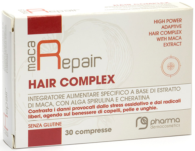 MACA REPAIR HAIR COMPLEX 30 COMPRESSE - Farmacia De Pasquale