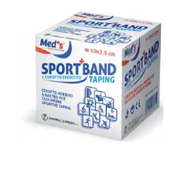 CEROTTO MEDS TELA BIANCA SPORTIVO 1000X2,5 CM - Farmacia De Pasquale