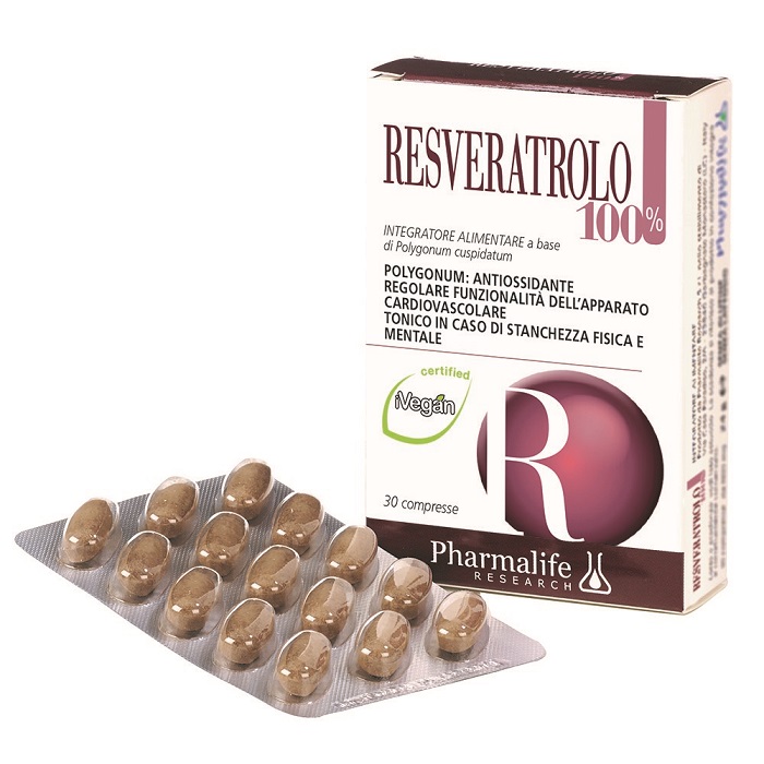 RESVERATROLO 100% 30 COMPRESSE - Farmacia De Pasquale