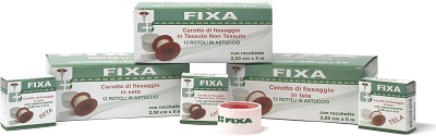 CEROTTO SETA FIXA CM 2,50X5 CON ROCCHETTO E COPRIROCCHETTO - Farmacia De Pasquale