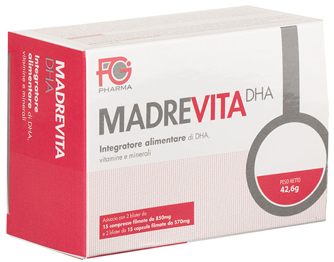 MADREVITA DHA 30 COMPRESSE + 30 CAPSULE - Farmacia De Pasquale