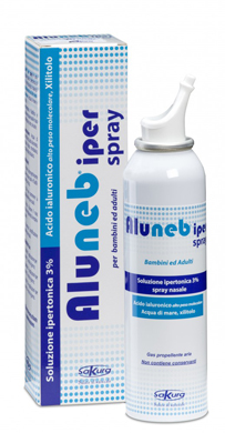 ALUNEB SOLUZIONE IPERTONICA 3% SPRAY NASALE 125 ML - Farmacia De Pasquale