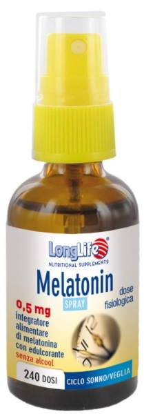LONGLIFE MELATONIN SPRAY 0,5MG 30 ML - Farmacia De Pasquale
