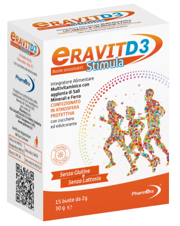 ERAVIT D3 STIMULA 15 BUSTINE STICK PACK 2 G - Farmacia De Pasquale