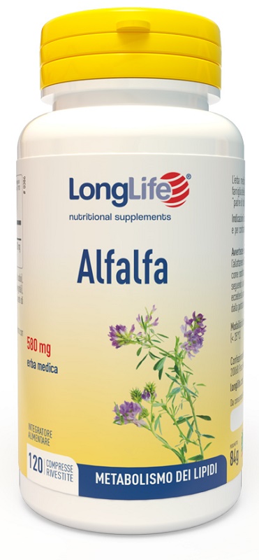 LONGLIFE ALFALFA 120 COMPRESSE RIVESTITE - Farmacia De Pasquale