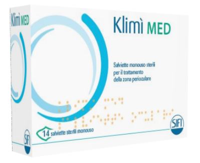 KLIMI' MED 14 SALVIETTINE DETERGENTI MONOUSO STERILI PER L'IGIENE OCULARE - Farmacia De Pasquale