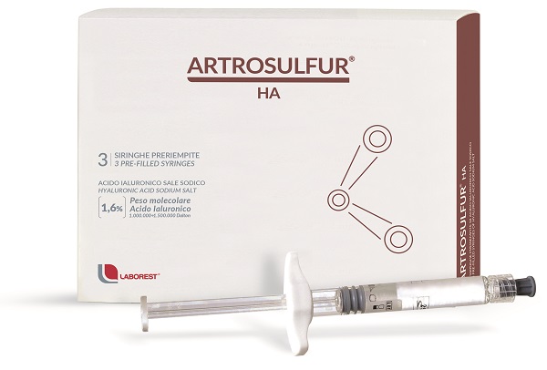 SIRINGA INTRA-ARTICOLARE ARTROSULFUR HA ACIDO IALURONICO 1,6% 2 ML 3 PEZZI - Farmacia De Pasquale