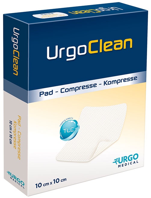 MEDICAZIONE TNT ASSORBENTE GELIFICANTE URGOCLEAN 10X10CM 10 PEZZI - Farmacia De Pasquale
