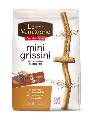 LE VENEZIANE MINI GRISSINI SESAMO E CHIA 250 G - Farmacia De Pasquale