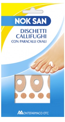 NOK SAN DISCHETTI CALLIFUGHI CON PARACALLI OVALI - Farmacia De Pasquale