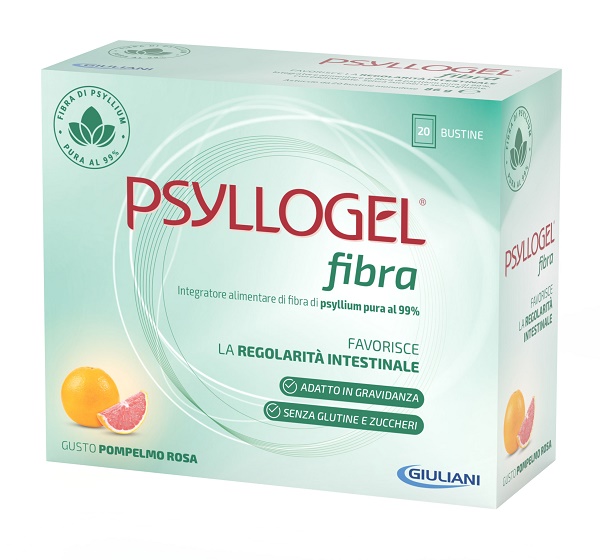 PSYLLOGEL FIBRA POMPELMO ROSA 20 BUSTINE - Farmacia De Pasquale