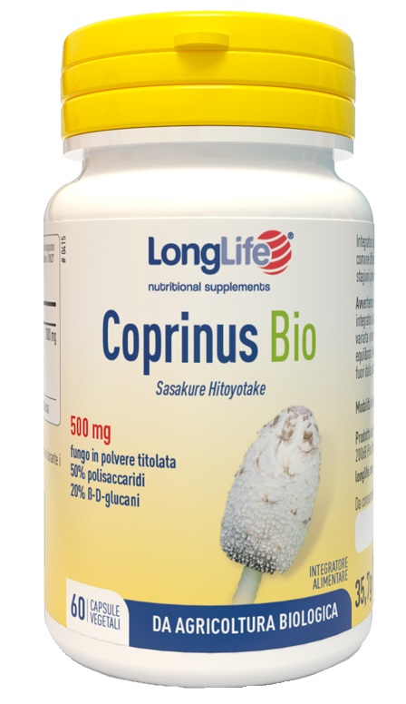 LONGLIFE COPRINUS BIO 60 CAPSULE VEGETALI - Farmacia De Pasquale