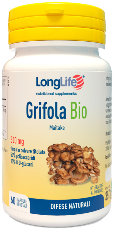 LONGLIFE GRIFOLA BIO 60 CAPSULE VEGETALI - Farmacia De Pasquale